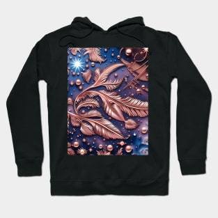 Other Worldly Designs- nebulas, stars, galaxies, planets with feathers Hoodie